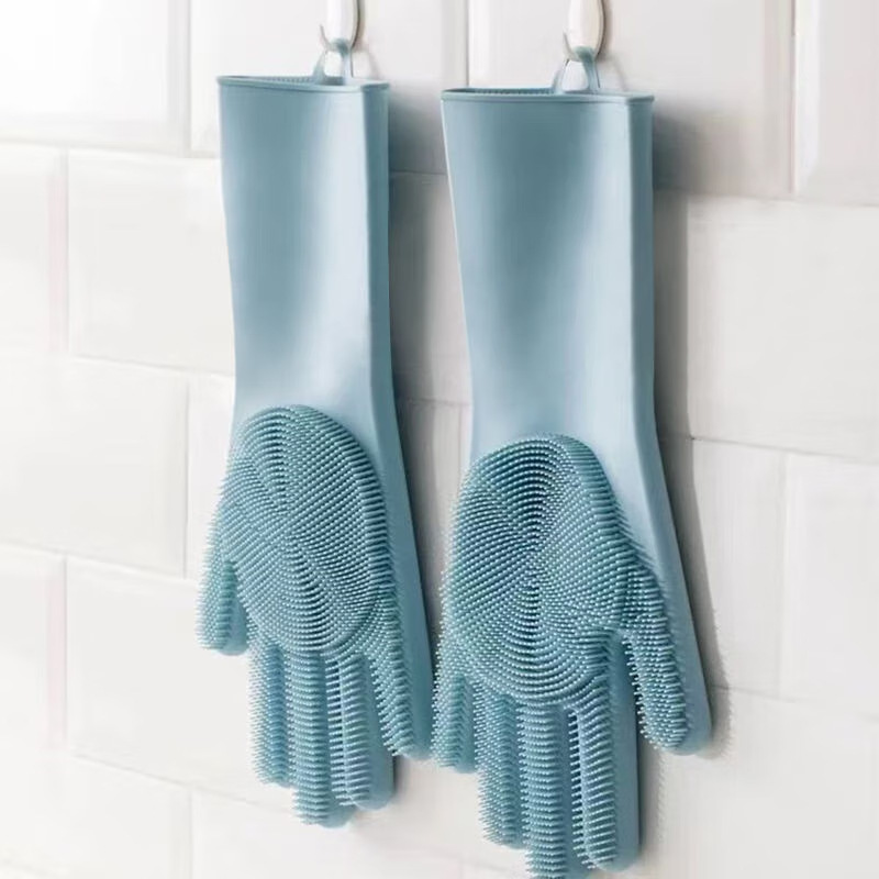 Силиконовые перчатки для мытья – обзор и цена Dish Glove Rubber