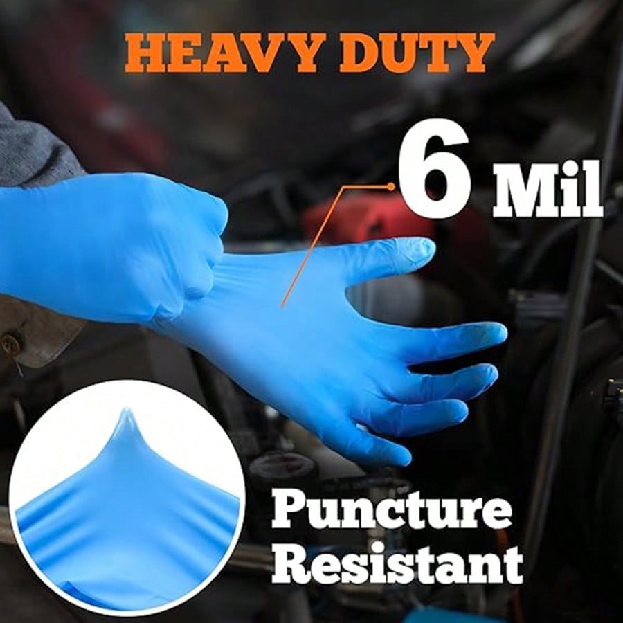 100 шт. прочных одноразовых ни – обзор и цена Nitrile Mechanic Glove