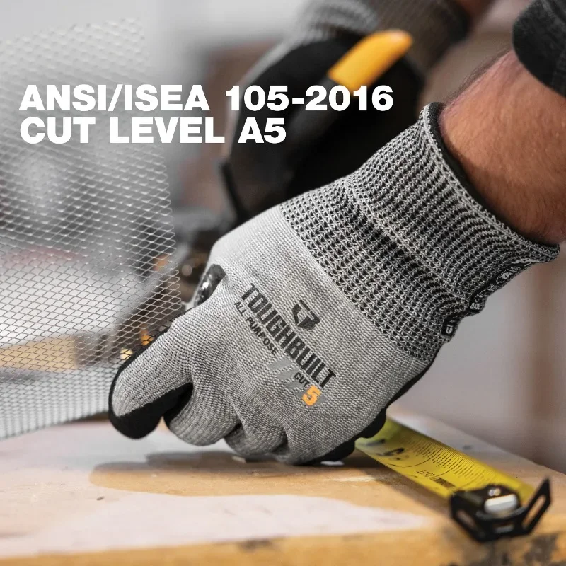 ToughBuilt TB-P2-112-5-L нитри – обзор и цена Cut Resistant Glove